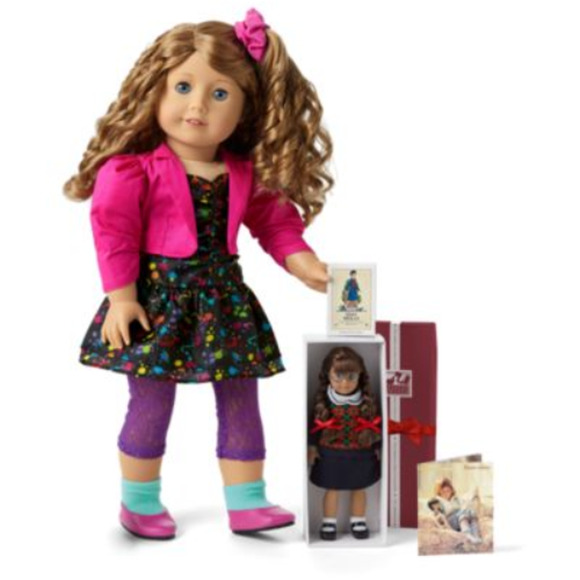 NEW American Girl Courtney Pleasant Company DOLL MINI MOLLY + BOOK & CATALOGUE - Picture 3 of 6